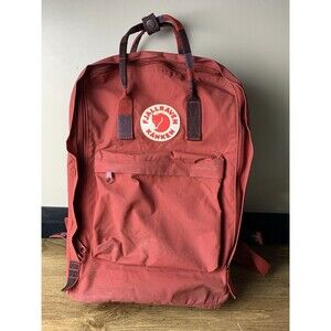 Fjallraven Kanken Backpack Laptop Red Color Student School Work READ